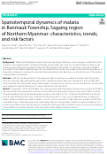 Cover page: Spatiotemporal dynamics of malaria in Banmauk Township, Sagaing region of Northern Myanmar: characteristics, trends, and risk factors