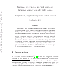 Cover page: Optimal Steering of Inertial Particles Diffusing Anisotropically with Losses