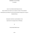 Cover page: Latinos’ Use of Mental Health-Related Services: Using a HealthCrit and LatCrit Lens to Examine the Role of Perceived Ethnic Discrimination as an Indicator of the Socio-Environmental Consequences of Living in a Racialized Society