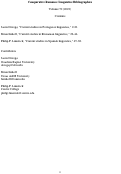 Cover page of Comparative Romance Linguistics Bibliographies Volume 70 (2022)