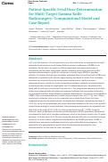 Cover page: Patient-Specific Fetal Dose Determination for Multi-Target Gamma Knife Radiosurgery: Computational Model and Case Report.