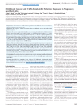 Cover page: Childhood Cancer and Traffic-Related Air Pollution Exposure in Pregnancy and Early Life