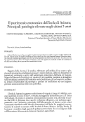 Cover page: Il patrimonio zootecnico dell'isola di Asinara: Principali patologie rilevate negli ultimi 5 anni
