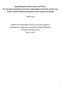 Cover page of Negotiating Boundaries, Space, and Power: The Top-Down Institutional Assertion of Boundaries and Claims and the Taos Pueblo People’s Bottom-Up Defense of Their Cultural Landscape