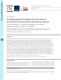 Cover page: Emerging targeted strategies for the treatment of autosomal dominant polycystic kidney disease