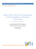 Cover page: Hybrid Traffic Data Collection Roadmap: Pilot Procurement of Third-Party Traffic Data
