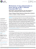 Cover page: Mechanisms of virus dissemination in bone marrow of HIV-1–infected humanized BLT mice