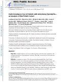 Cover page: Opioid Analgesic Use in Patients with Ankylosing Spondylitis: An Analysis of the Prospective Study of Outcomes in an Ankylosing Spondylitis Cohort