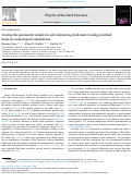 Cover page: Testing the parametric model for self-interacting dark matter using matched halos in cosmological simulations