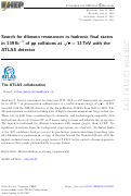 Cover page: Search for diboson resonances in hadronic final states in 139 fb−1 of pp collisions at s = 13 TeV with the ATLAS detector