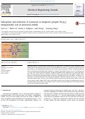 Cover page: Adsorption and reduction of roxarsone on magnetic greigite (Fe3S4): Indispensable role of structural sulfide