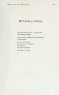 Cover page: Mi Mente y la Raya