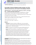 Cover page: Association of serum prealbumin and its changes over time with clinical outcomes and survival in patients receiving hemodialysis