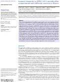 Cover page: Immune response to SARS-CoV-2 variants after immunization with different vaccines in Mexico