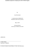 Cover page: Quantitative Approach to Analyzing the UCR U-PASS Program