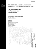 Cover page: The Seiberg-Witten Map for Noncommutative Gauge Theories