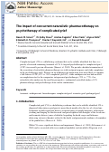 Cover page: Impact of concurrent naturalistic pharmacotherapy on psychotherapy of complicated grief