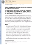 Cover page: Proximal femoral density distribution and structure in relation to age and hip fracture risk in women