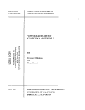 Cover page: Viscoelasticity of Granular Materials