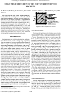 Cover page: Stray Field Reduction of Als Eddy Current Septum Magnets**Supported by the U.S. Department of Energy under Contract No. DEAC03 76SF00098;