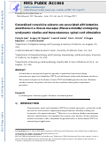 Cover page: Generalized convulsive seizures are associated with ketamine anesthesia in a rhesus macaque (Macaca mulatta) undergoing urodynamic studies and transcutaneous spinal cord stimulation