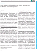 Cover page: Novel and potential physiological roles of vacuolar-type H+-ATPase in marine organisms