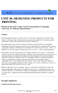 Cover page: Unit 48: Designing Products for Printing