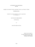 Cover page: Insights into Problem Solving, Algorithm Aversion, and Theory of Mind