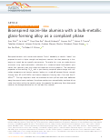 Cover page: Bioinspired nacre-like alumina with a bulk-metallic glass-forming alloy as a compliant phase