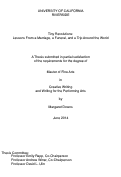 Cover page: Tiny Revolutions: Lessons From a Marriage, a Funeral, and a Trip Around the World!