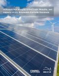 Cover page: A Prospective Analysis of the Costs, Benefits, and Impacts of U.S. Renewable Portfolio Standards: