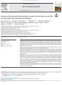 Cover page: Networks of placental DNA methylation correlate with maternal serum PCB concentrations and child neurodevelopment