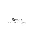 Cover page of Sonar
