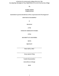 Cover page: A Portrait of a Community College Post A.B. 705: Investigating Ideologies of Key Stakeholders at a Local Community College