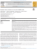 Cover page: Ranizurel safety evaluation in real-world -(RaSER) study