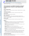 Cover page: Clinician Experiences and Attitudes Regarding Screening for Social Determinants of Health in a Large Integrated Health System