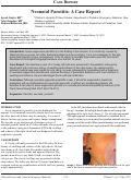 Cover page: Neonatal Parotitis: A Case Report