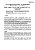 Cover page: Assessment of cerebral oxygenation and hemodynamics in obstructive sleep apnea syndrome