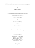 Cover page: Probabilistic models and statistical inference in population genetics