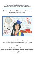 Cover page of The Dropout/Graduation Crisis Among American Indian and Alaska Native Students