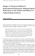 Cover page: Images of American Indians in Environmental Education: Anthropological Reflections on the Politics and History of Cultural Representation