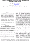 Cover page: Two heads are better than one: the use of social cognitive offloading in working memory in six-year-olds and adults