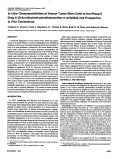 Cover page: INVITRO CHEMOSENSITIVITIES OF HUMAN-TUMOR STEM-CELLS TO THE PHASE-II DRUG 4'-(9-ACRIDINYLAMINO)METHANESULFON-M-ANISIDIDE AND PROSPECTIVE INVIVO CORRELATIONS