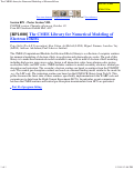 Cover page: The CMEE library for numerical modeling of electron effects