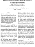 Cover page: Multimodal Communication in Computer-Mediated Map Task Scenarios