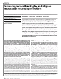 Cover page: Stress response silencing by an E3 ligase mutated in neurodegeneration.