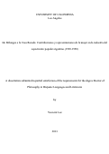 Cover page: De Milongas a la Casa Rosada: Contribuciones y representaciones de la mujer en la industria del espectáculo popular argentino (1930-1950)