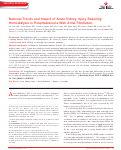 Cover page: National Trends and Impact of Acute Kidney Injury Requiring Hemodialysis in Hospitalizations With Atrial Fibrillation