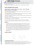 Cover page: Lipid-conjugated Smac analogues