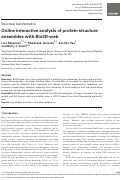 Cover page: Online interactive analysis of protein structure ensembles with Bio3D-web